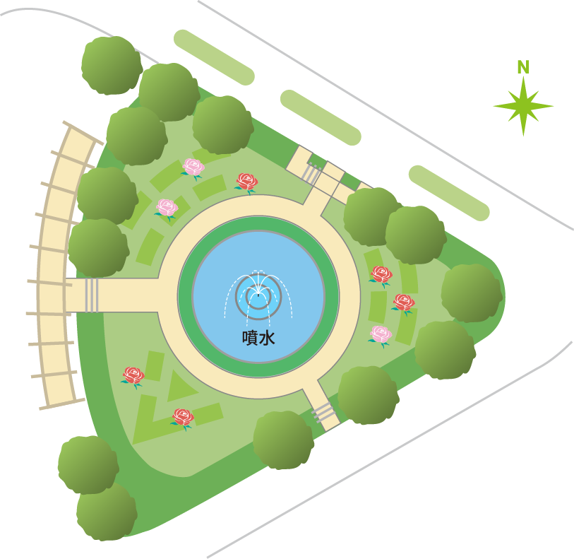 豊島公園バラ園